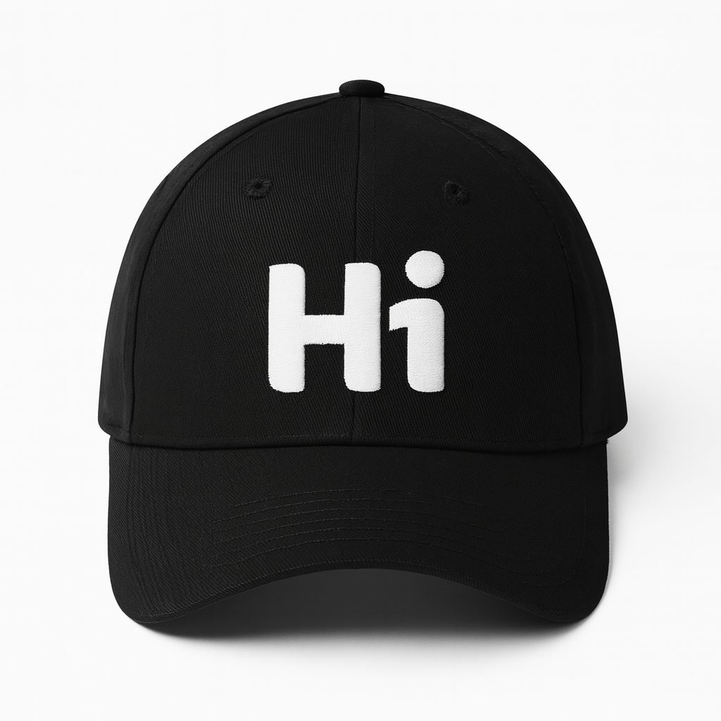 Higher Innovation “Hi” Classic Black Cap Higher Innovation “Hi” Classic Black Cap